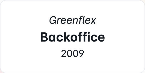 GreenflexBackoffice