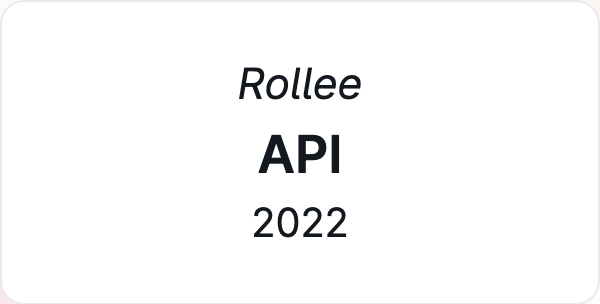 RolleeAPI